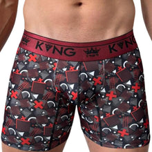 Cargar imagen en el visor de la galería, Bóxer Para Hombre en Seda Fría Blanco Negro Rojo