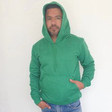 Cargar imagen en el visor de la galería, Buzo unisex con capucha en algodón Verde Cali – Remate única unidad Talla S