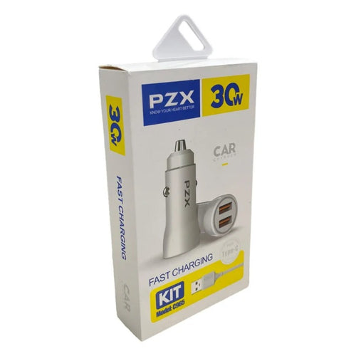 🚗 Cargador Vehicular PZX C965 TYPE-C – Potencia de 30W y carga inteligente sobre ruedas