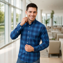 Cargar imagen en el visor de la galería, Camisa de Hombre Elegante y Moderna Manga Larga