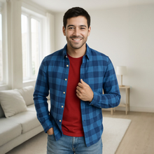 Cargar imagen en el visor de la galería, Camisa de Hombre Elegante y Moderna Manga Larga
