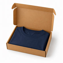 Cargar imagen en el visor de la galería, Camiseta Básica Hombre en Algodón Suave | Cómoda, Fresca y de Alta Calidad. Azul Oscuro