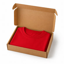 Cargar imagen en el visor de la galería, Camiseta Básica Hombre en Algodón Suave | Cómoda, Fresca y de Alta Calidad. Rojo
