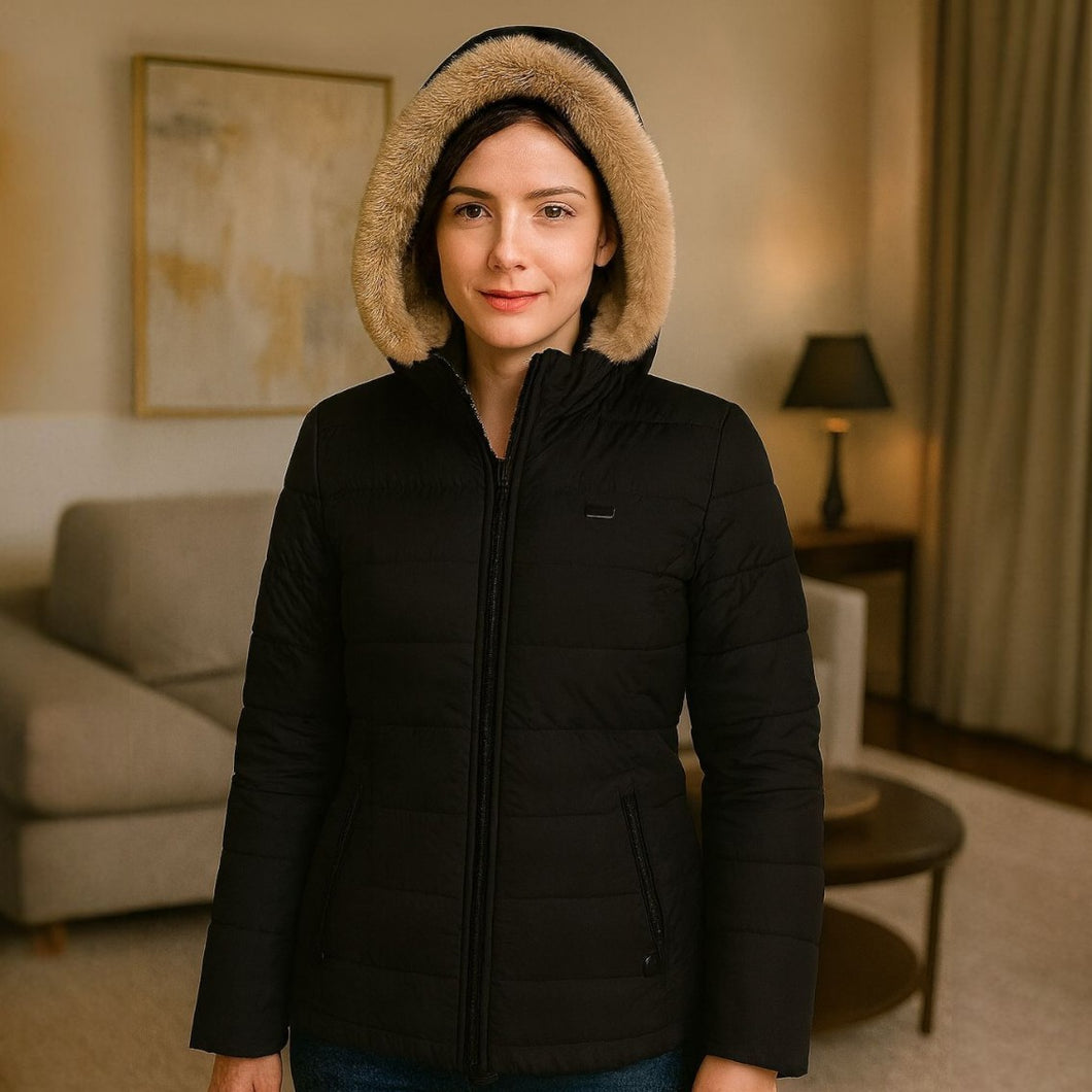 Chaqueta Impermeable para Mujer con capucha: Estilo y Seguridad en un Solo Diseño. Zara Negro