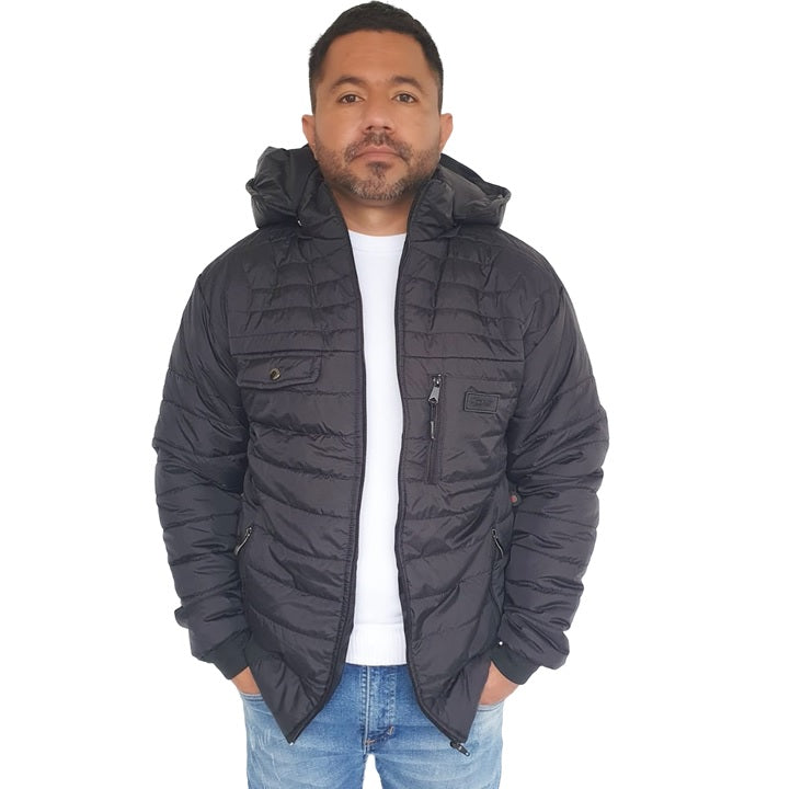 Chaqueta Para Hombre Negra Con Interior En Tela Ovejera