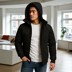 Chaqueta Impermeable para Hombre con Capucha Removible Kanu