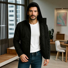Cargar imagen en el visor de la galería, Chaqueta Impermeable para Hombre con Capucha Removible Orión