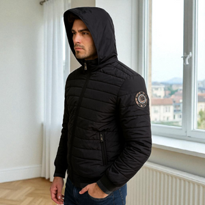 Chaqueta Impermeable para Hombre con Capucha Removible Oslo