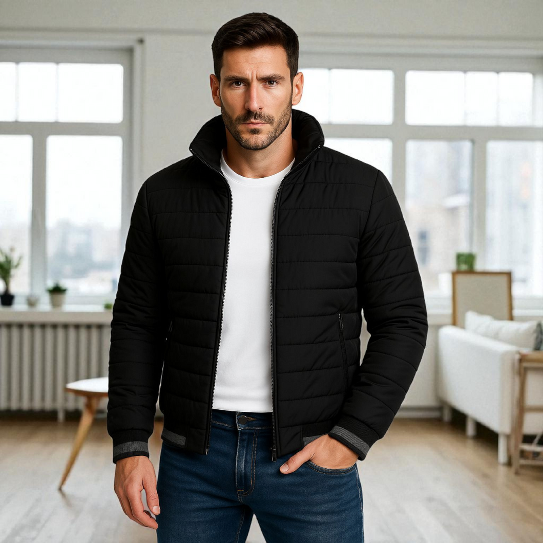 Chaqueta Impermeable para Hombre con Capucha Removible Oslo