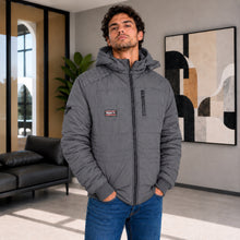 Cargar imagen en el visor de la galería, Chaqueta de Hombre en Super Nylon con Interior Ovejero y Capucha Removible | Referencia Orion Kap. Gris Oscuro