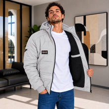 Cargar imagen en el visor de la galería, Chaqueta de Hombre en Super Nylon con Interior Ovejero y Capucha Removible | Referencia Orion Kap. Gris Perla