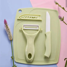 Cargar imagen en el visor de la galería, 🍴 Set de Cocina IGS-18 – Cuchillo, pelador y tabla para picar, todo en uno