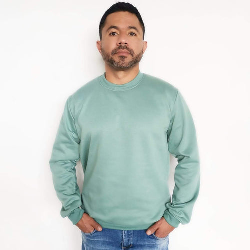 Buzo unisex cuello redondo en algodón – Remate única unidad Talla S