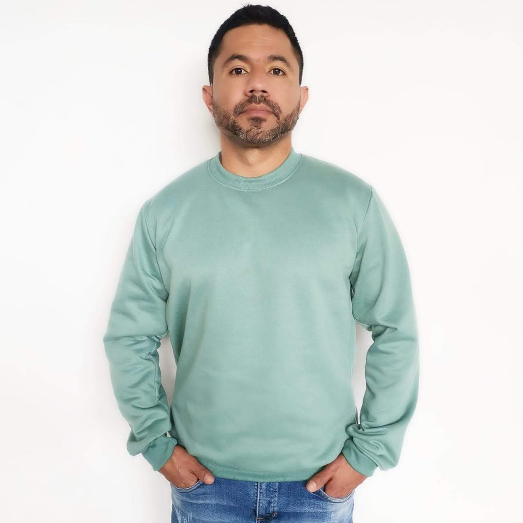 Buzo unisex cuello redondo en algodón – Remate única unidad Talla S