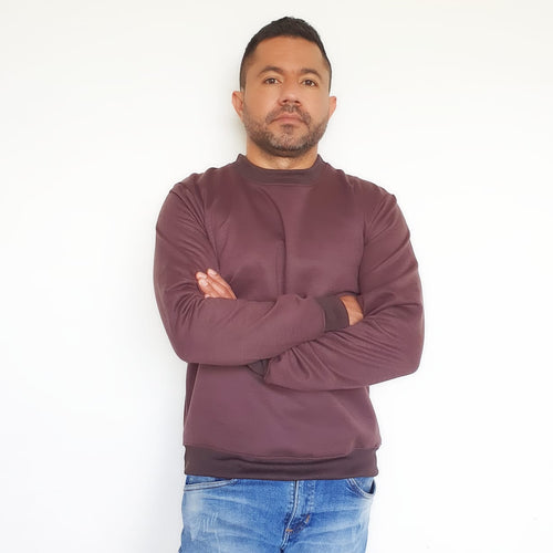 Buzo unisex cuello redondo en algodón – Remate única unidad Talla S