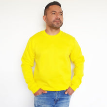 Cargar imagen en el visor de la galería, Buzo unisex cuello redondo en algodón – Remate única unidad Talla S