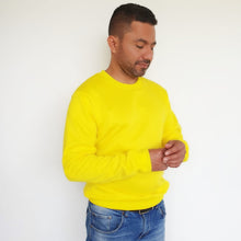 Cargar imagen en el visor de la galería, Buzo unisex cuello redondo en algodón – Remate única unidad Talla S