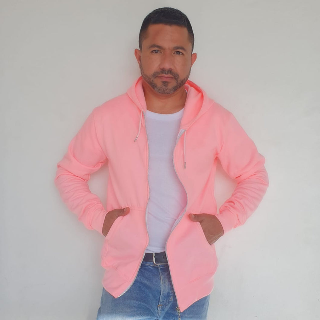 Buzo Chaqueta unisex con capucha y cremallera en algodón – Remate única unidad Talla S