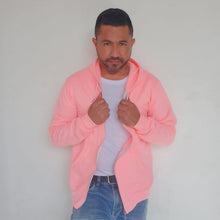 Cargar imagen en el visor de la galería, Buzo Chaqueta unisex con capucha y cremallera en algodón – Remate única unidad Talla S