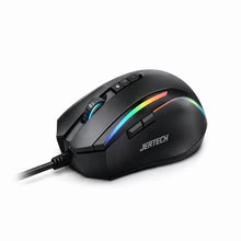 Cargar imagen en el visor de la galería, Mouse Gamer Jertech JR860 Al‡mbrico USB RGB 6 Botones 4800 DPI