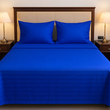 Cargar imagen en el visor de la galería, 🔥 Juego de Sábanas Tipo Hotel Premium en Microfibra Satinada Azul Rey 🔥