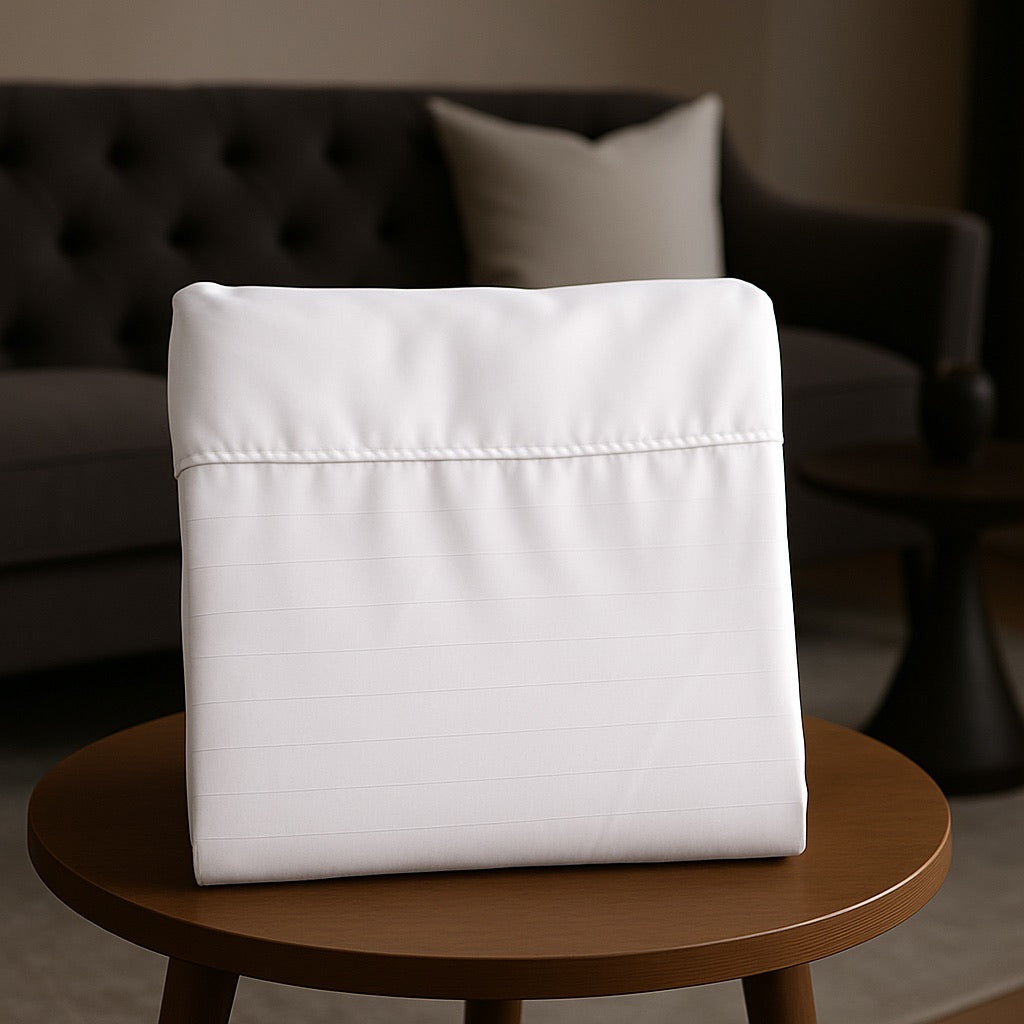 🔥 Juego de Sábanas Tipo Hotel Premium en Microfibra Satinada Blanco🔥