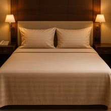 Cargar imagen en el visor de la galería, 🔥 Juego de Sábanas Tipo Hotel Premium en Microfibra Satinada Camel 🔥