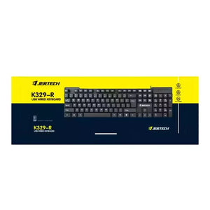 Teclado Jertech K329-R – Simplicidad, resistencia y productividad al mejor precio