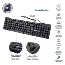 Cargar imagen en el visor de la galería, Teclado Jertech K329-R – Simplicidad, resistencia y productividad al mejor precio