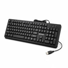 Cargar imagen en el visor de la galería, Teclado Jertech K339 Al‡mbrico USB 104 Teclas con Teclado NumŽrico