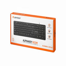 Cargar imagen en el visor de la galería, Teclado Jertech K339 Al‡mbrico USB 104 Teclas con Teclado NumŽrico
