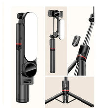 Cargar imagen en el visor de la galería, 📸 Trípode y Palo de Selfie 2 en 1 L15 – Ilumina, controla y captura con estilo