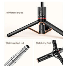 Cargar imagen en el visor de la galería, 📸 Trípode y Palo de Selfie 2 en 1 L15 – Ilumina, controla y captura con estilo