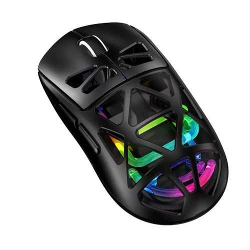 🖱️ Mouse Inalámbrico M7 con Luces RGB – Diseño Futurista, Precisión y Estilo
