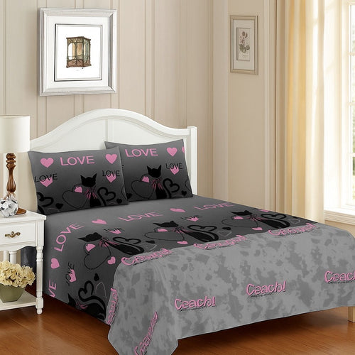 ✨ Juego de Sábanas con Diseño en Microfibra ✨