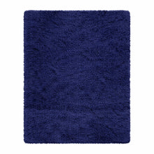 Cargar imagen en el visor de la galería, Tapete de Pelo Largo Premium – Suave y Elegante para Sala o Habitación Azul Oscuro