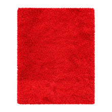 Cargar imagen en el visor de la galería, Tapete de Pelo Largo Premium – Suave y Elegante para Sala o Habitación Rojo
