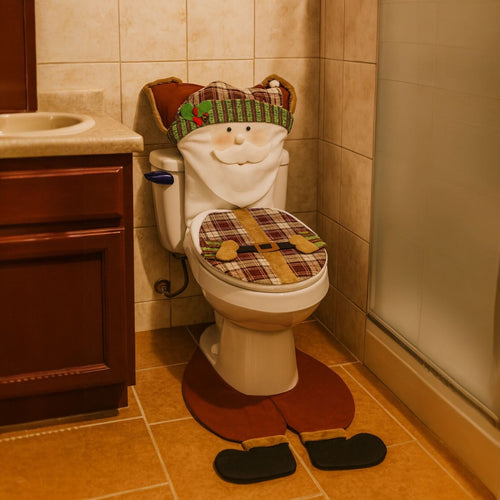 Juego de Baño Navideño Papá Noel