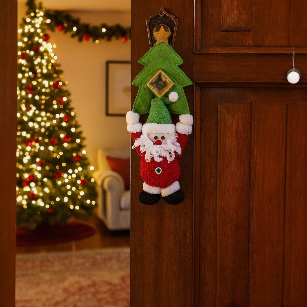 Chapero de Navidad Papá Noel con Árbol de Navidad