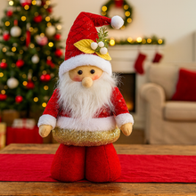 Cargar imagen en el visor de la galería, 🎄 Papá Noel de Piernas Extensibles 35 – 50 cm – Brillo, Alegría y Espíritu Navideño