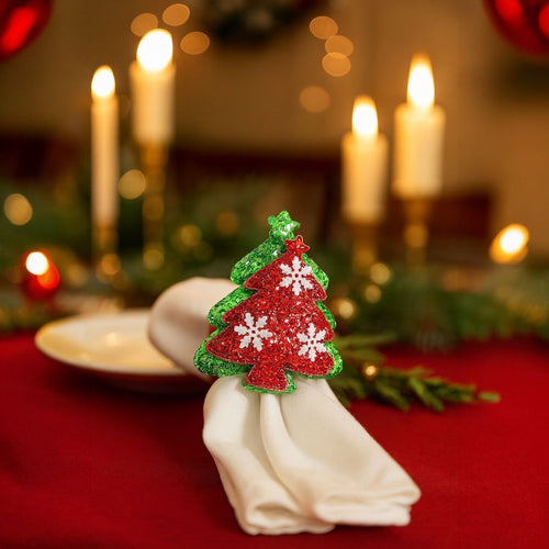 Accesorio Navideño: Botellero, Cortinero, Pulsera o Servilletero