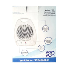 Cargar imagen en el visor de la galería, Calentador Ventilador 2000 W con Temporizador